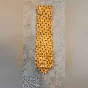 Diamante Couture Collection Adult Gold and Brown Necktie